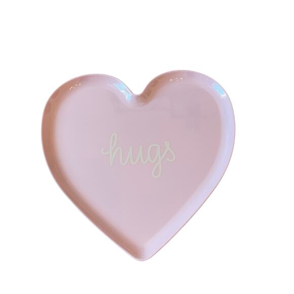 4pc Cupcakes & Cashmere Valentine Conversation Heart Melamine Plates 9.5in New - Picture 7 of 12